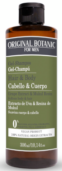 Original Botanic For Men Champú-Gel Efecto Suavizante 300 Ml