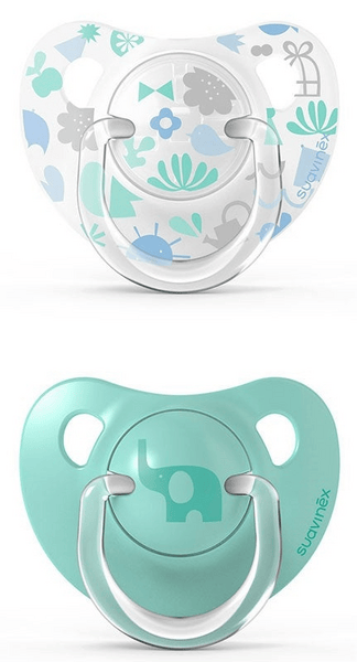 Suavinex Chupete Memories Anatómico Silicona 6-18m Azul 2 uds