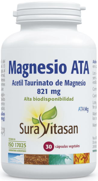 Sura Vitasan Magnesio ATA 821mg 30 Cápsulas