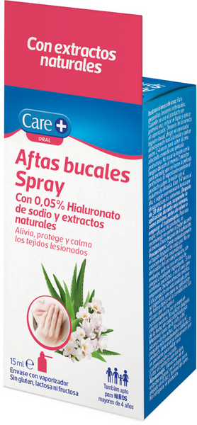 Care+ Aftas Bucales Spray 15 Ml