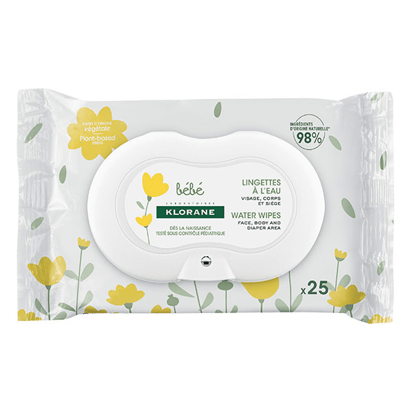 Lingettes Nettoyantes à l'eau pour le Corps Bébé - 25 unités 3