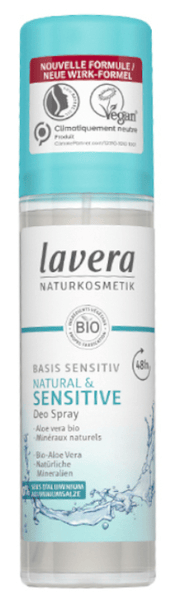 Lavera Basis Sensitiv & Natural Desodorante 48h Vegano Spray 50 ml