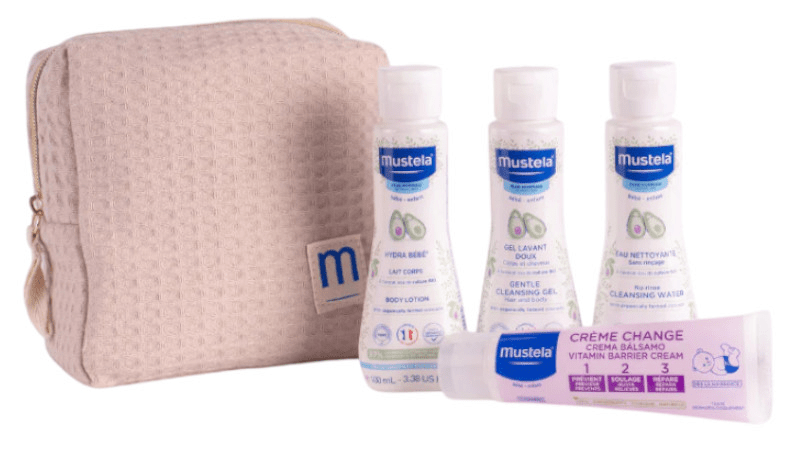 Mustela Neceser Beige 4 Productos de Higiene
