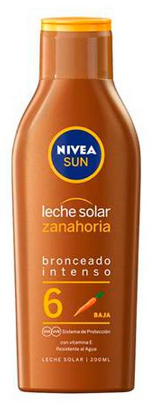 Nivea Loción Solar Zanahoria SPF6 200ml