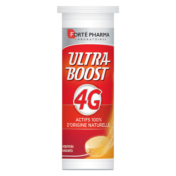 Ultra Boost 4G Tube Ginseng Gingembre 10 comprimés effervescents 4
