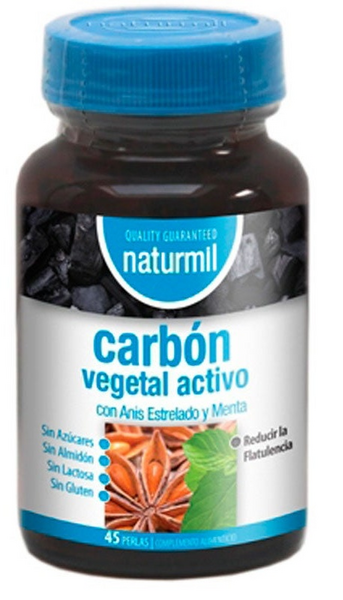Naturmil Carbon Activado Comprimidosuesto 45 Cápsulas