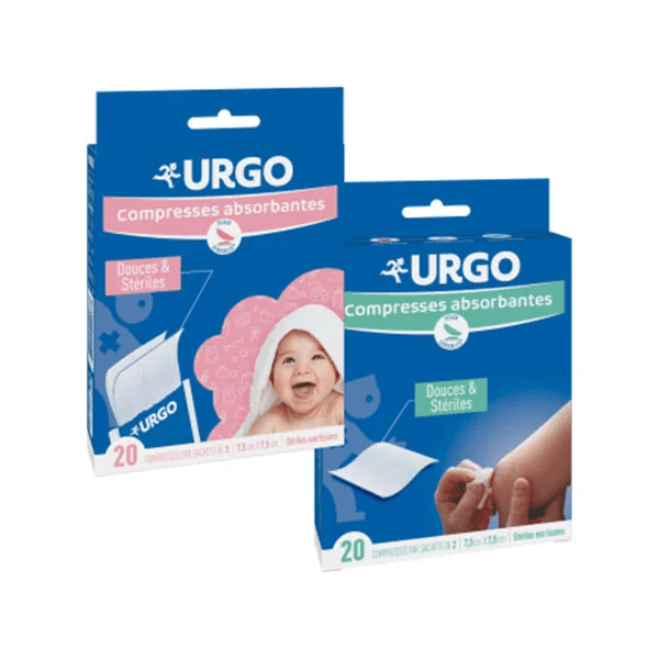 Compresses Familles et nourrisson 7,5 x 7,5 / 20 3
