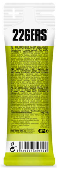 226ERS Isotonic Gel Lime 68gr