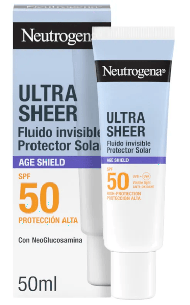 Neutrogena Ultra Sheer Protector Solar Invisible Anti-edad SPF50 50 ml