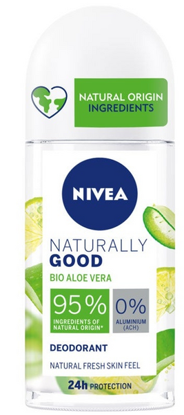 Nivea Naturally Good Desodorante Roll On Aloe Vera 50 Ml