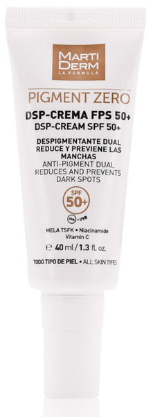 MartiDerm Pigment Zero DSP Crema Despigmentante FPS 50+ 40ml