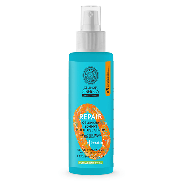 Oblepikha O Sérum 20-en-1 Repair Kératine à l'argousier cheveux secs et abimés 200ml 3