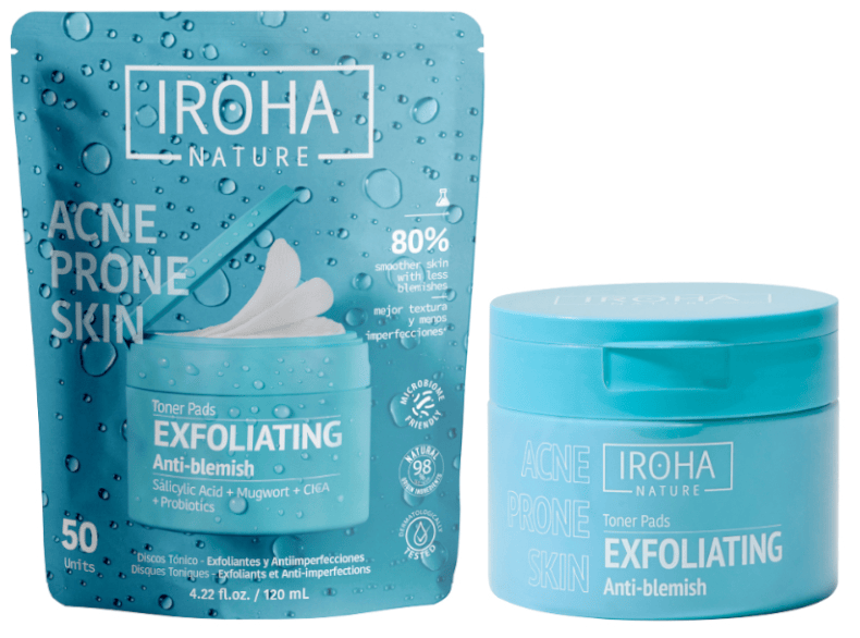 Iroha Nature Discos Tónico Exfoliantes 50 uds