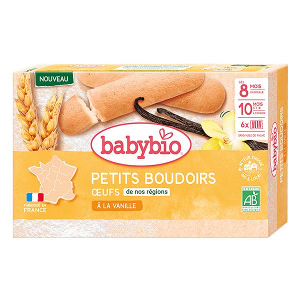 Petits Boudoirs à la Vanille Oeufs de Nos Régions Bio 120g 2