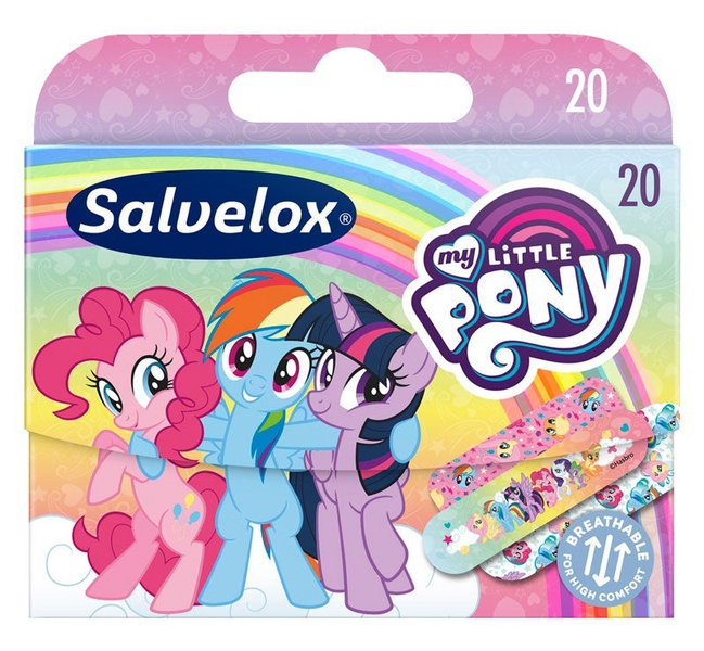 Salvelox Curitas Infantiles My Little Pony 20 Unidades