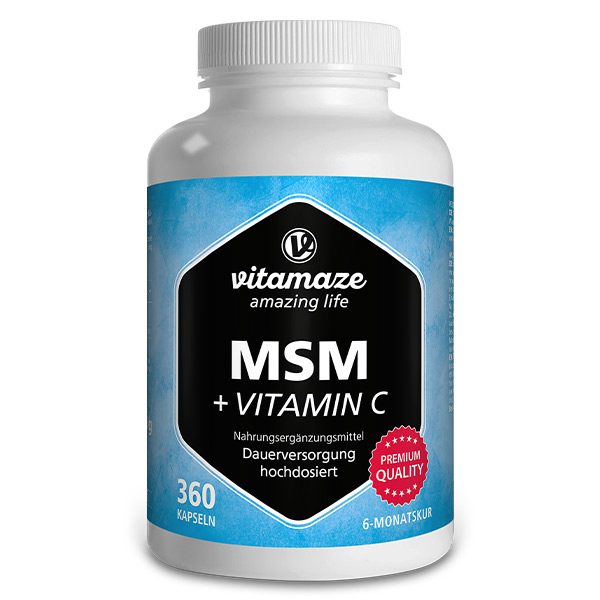 MSM + Vitamine C 360 capsules
