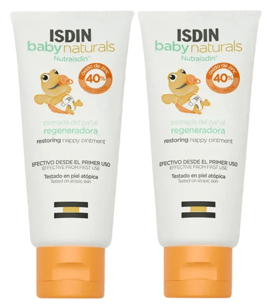 Isdin Baby Naturals Nutraisdin Pomada Pañal ZN40 2x100 ml