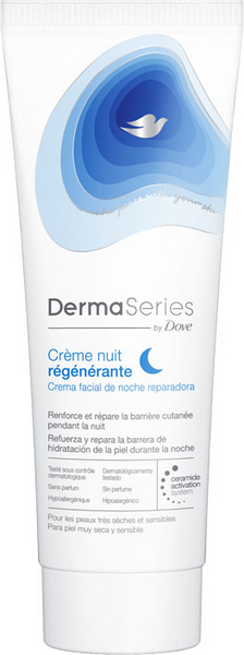 Dove Dermaseries Crema Facial De Noche Reparadora 50 Ml
