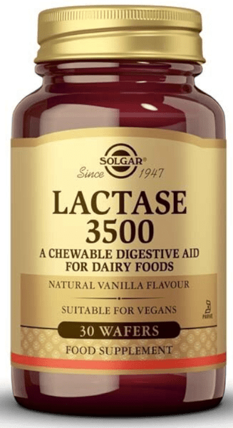 Solgar Lactasa 3500 30 Comprimidos Masticables
