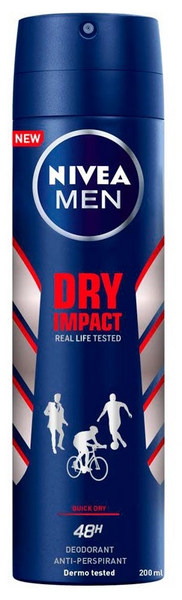 Nivea Men Desodorante Spray Dry Impact 200ml