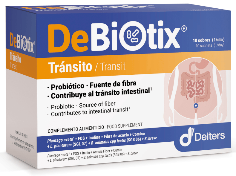 Deiters 3 X Debiotix® Tránsito (Intestinal) 10 Sobres - Imagen 2