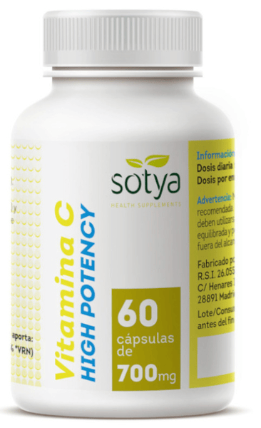 Sotya Vitamina C High Potency 700 mg 60 Cápsulas