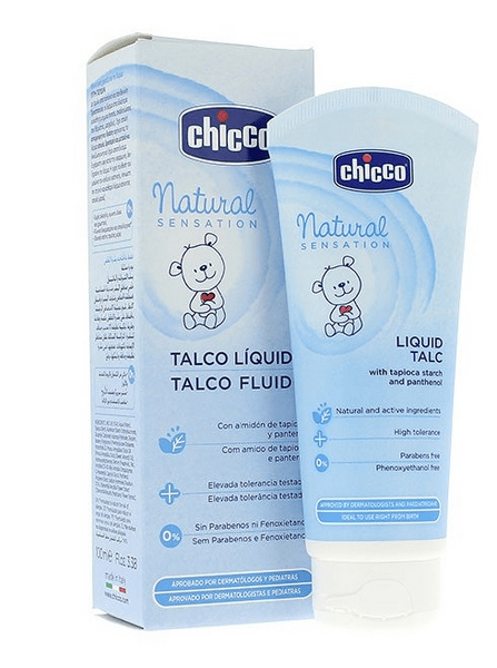 Chicco Natural sensation talco líquido 100 ml