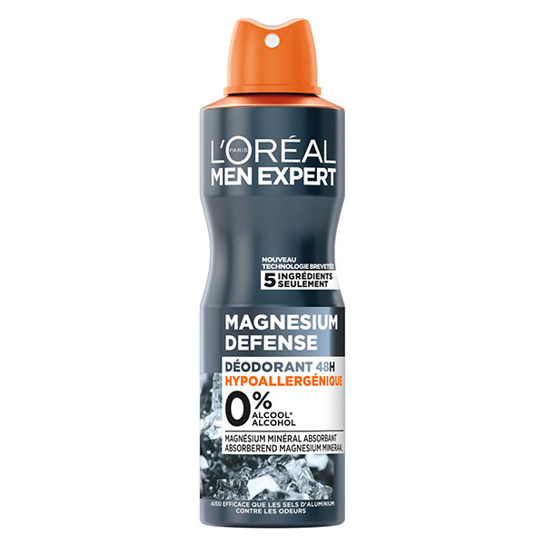 Men Expert Magnesium Defense Déodorant Spray 48h 150ml