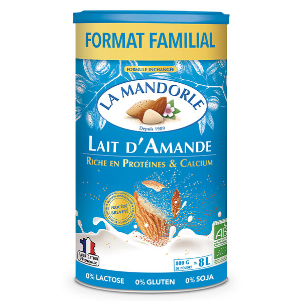 Boisson Instantanée en Poudre Lait d'Amande Bio 800g