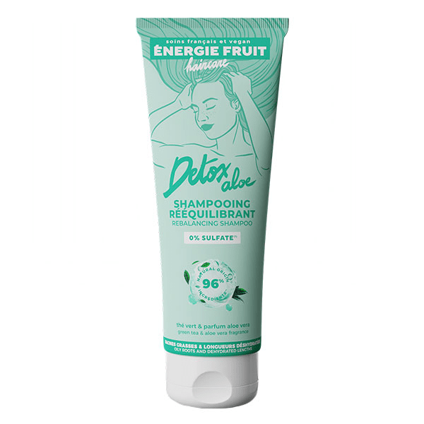 Energie Fruit Cheveux Shampoing Clean Détox Thé Vert & Aloe Vera 250ml 2