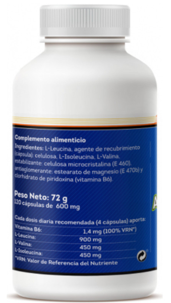 Sotya Aminoácidos Ramificados 520mg 120 Cápsulas