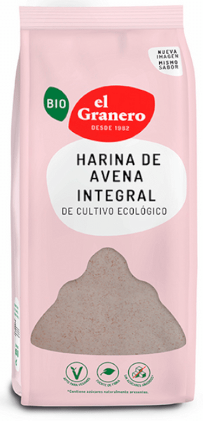El Granero Integral Harina De Avena Integral Bio 500 Gr