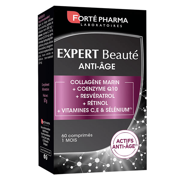 Expert Beauté Anti Age Collagène Resvératrol Rétinol 60 comprimés 3