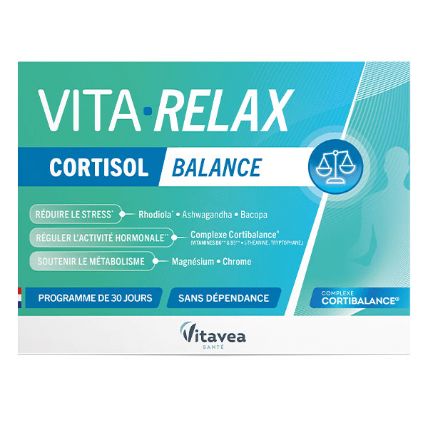 Vita-Relax Cortisol Balance Sommeil et Stress - 30 gélules 4