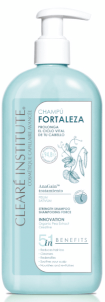 Clearé Institute Hombre Champú Fortaleza Anticaida 400Ml - Imagen 3