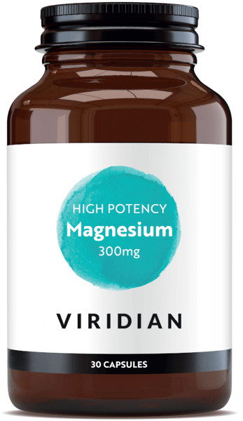 Viridian Magnesio de Alta Potencia 300mg 30 Cápsulas