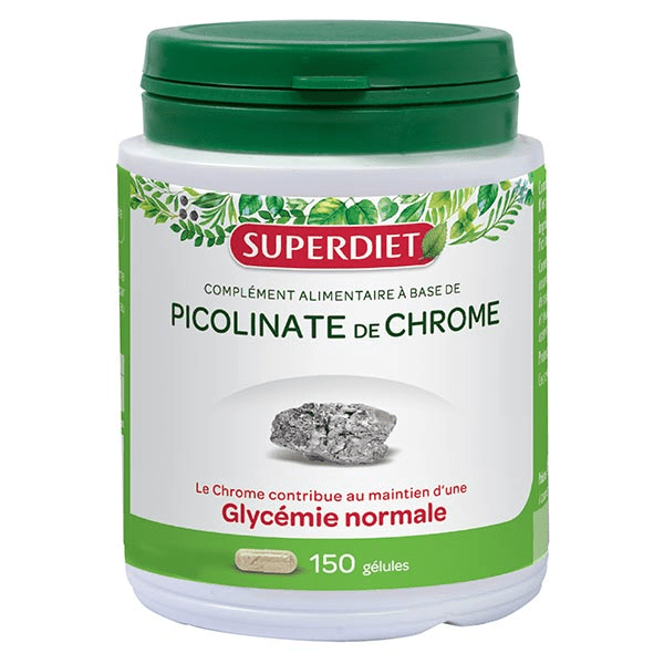 Picolinate de Chrome 150 gélules 5