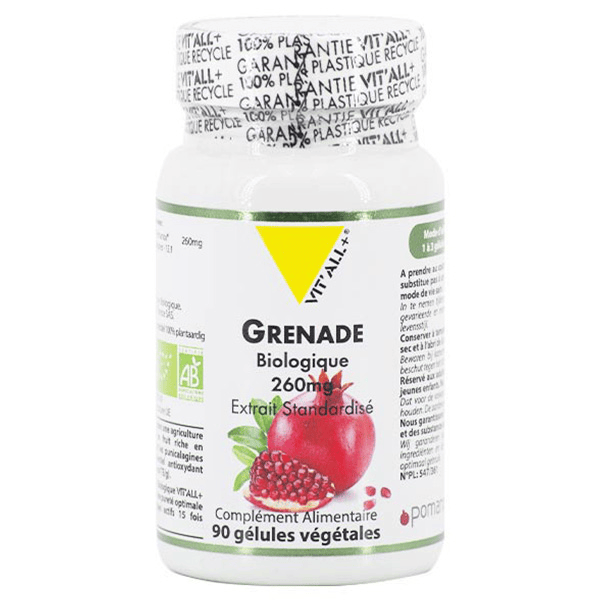 Grenade 260mg Bio 90 gélules végétales 2