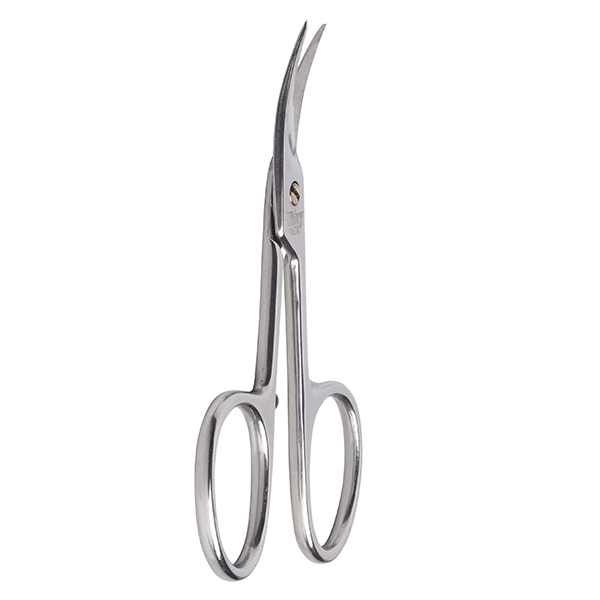 Ciseaux à Ongles Lames Courbes Inox Trempe 3
