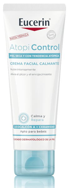Eucerin Crema Atopicontrol Facial Piel Muy Seca Y Atópica 50 Ml