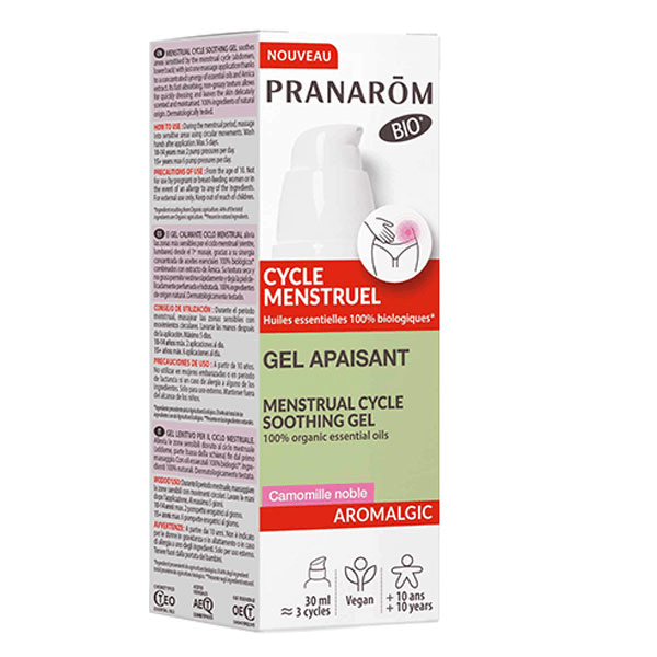 Pranarôm Aromalgic Gel apaisant Cycle menstruel Aide à soulager les inconforts 30ml 3