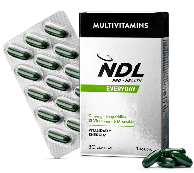 NDL Pro-Health Multivitaminas 30 Cápsulas