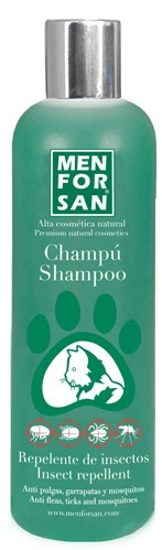 Menforsan Champú Repelente Insectos para Gatos 300ml