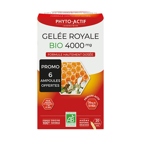 Ampoule Gelée Royale Bio 20 Ampoules 3