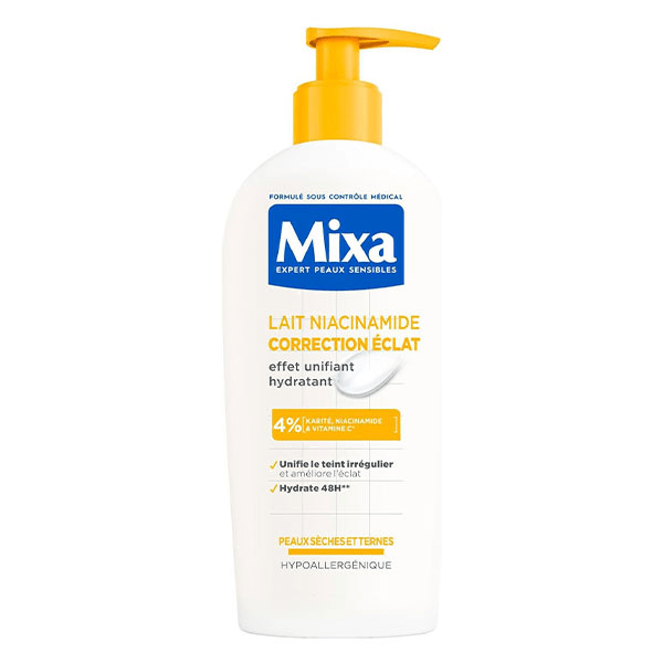 Lait Corps Hydratant Peau Sèche et Terne Niacinamide et Vitamine C 250ml 2
