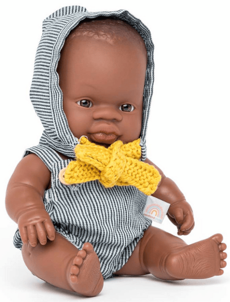 Miniland Muñeco Bebé Africano 21 cm