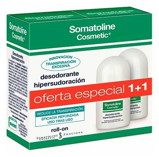 Somatoline Cosmetic Desodorante Hipersudoración Roll-On 2x40ml