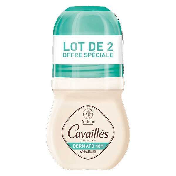 Rogé Cavaillès Déodorant Dermato 48h Roll-On 50ml x2 6