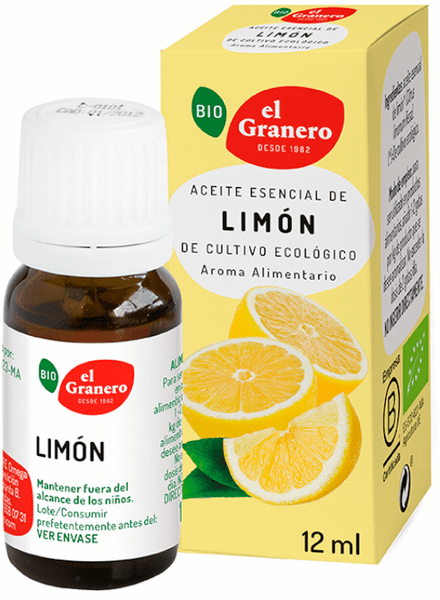 El Granero Integral Aceite Esencial De Limón Bio 12 Ml