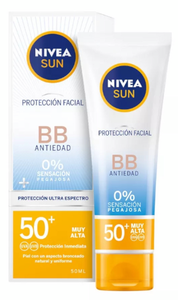 Nivea Crema Solar BB Cream Antiedad SPF50+ 50ml